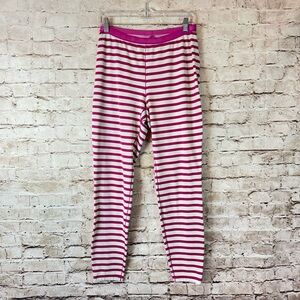 Patagonia Women's Large Capilen 3 Fuchsia Striped Midweight Base Layer Pants L